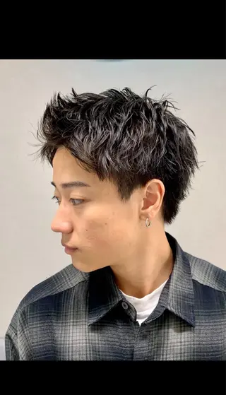 メンズ シャドウパーマ/ メンズ/KENTAのヘアスタイル