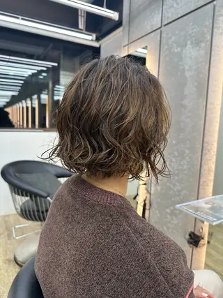 ミディアム パーマ ♥️レイヤー/ボブ/ ♥️minamiのヘアスタイル