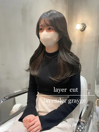 ロング LOMA🇰🇷 銀座クボタのヘアスタイル