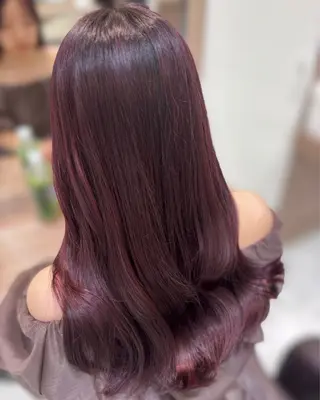 ロング カラー 💎レイヤー／メンズ 💎沢田琴音のヘアスタイル