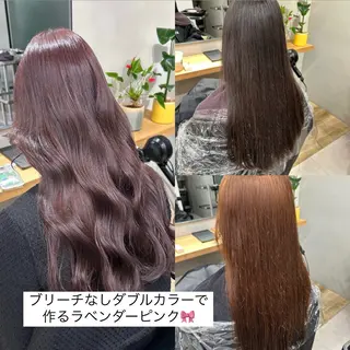カラー moeka 表参道のヘアスタイル
