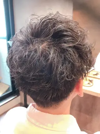 ショート パーマ メンズ 久保亮太 /大人ショートのヘアスタイル