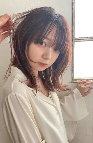 ミディアム 艶カラー🌟 kanonのヘアスタイル