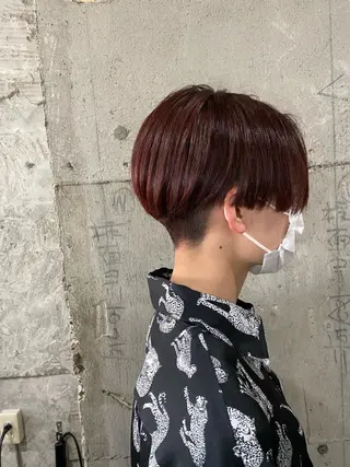 ショート カラー ヘアアレンジ ［似合わせヘア］ ✂︎OGURO✂︎のヘアスタイル