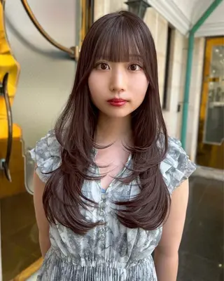 ロング 毛流れレイヤーカット Yudaiのヘアスタイル