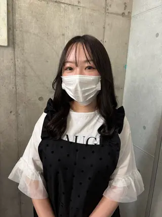ロング ドアベルヘアリビング所属・加藤志保 🎗️🫧モデル募集のヘアスタイル