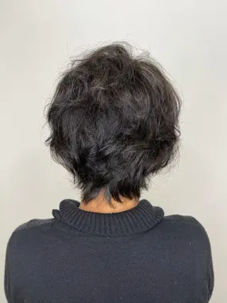 ショート パーマ 杉田 一浩のヘアスタイル