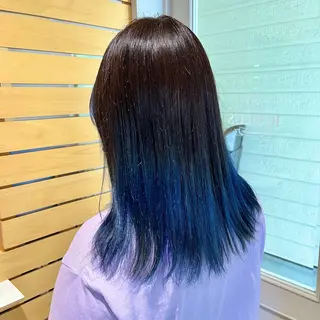 セミロング カラー RUBEUS【ルベウス】所属・✨艶々カラー🎨 杉本賢人のヘアスタイル