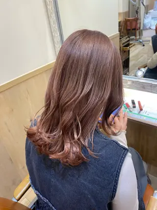 セミロング 新宿メンズパーマ ヨモギダのヘアスタイル