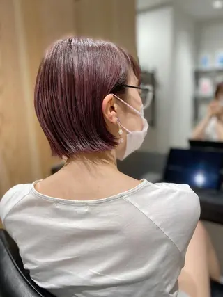 ショート カラー ノグチ ユウキ/ボブのヘアスタイル