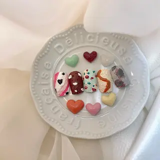 カラー ネイル 𓂃🦢Aurora Swan🌙𓂃のネイルデザイン