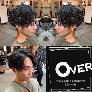 パーマ メンズ 髪質改善美容室bokuno町田店所属・メンズ&髪質改善縮毛 矯正【平山🔥拓哉】のヘアスタイル