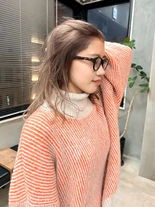 ミディアム カラー デザイン/レイヤー Kaito🐩/栄のヘアスタイル