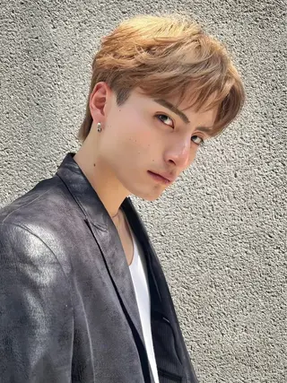 ショート カラー パーマ メンズ 🔥メンズ特化🔥 藍斗のヘアスタイル