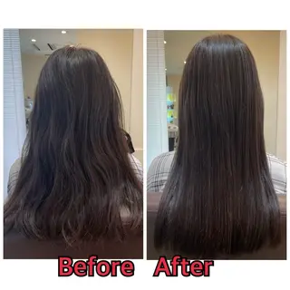 ロング 平 真亜里のヘアスタイル