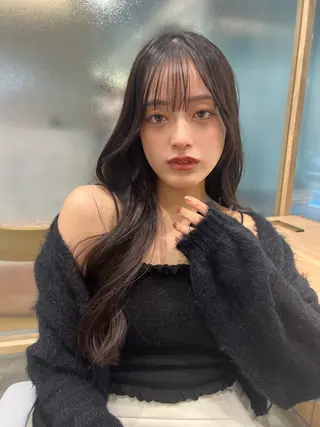 ロング 顔周り🇰🇷韓国 レイヤー/いづみ💞のヘアスタイル