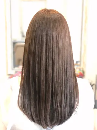 セミロング カラー 縮毛矯正・髪質改善 人気No1🩶北島のヘアスタイル