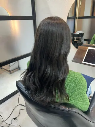 セミロング カラー 🤍透明感/韓国風 🤍サクラギヒトミのヘアスタイル