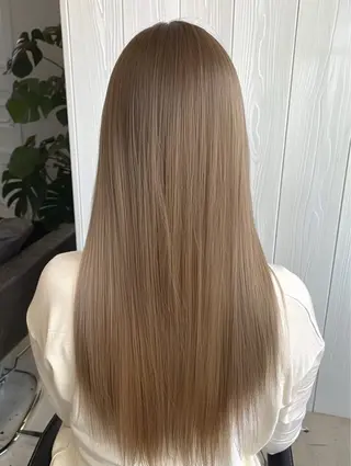 カラー はるか/阪急茨木/髪 質改善/透明感カラーのヘアスタイル
