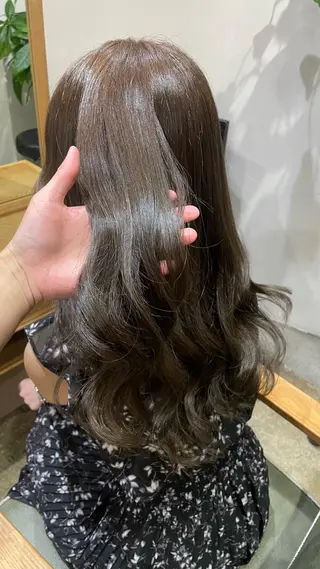 ロング 🖤Keina🖤 大人上品カラー.*˚のヘアスタイル
