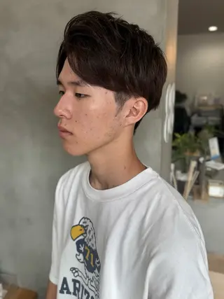 ミディアム メンズ 88 hair design所属・🫧ハルカ🫧 韓国レイヤーのヘアスタイル