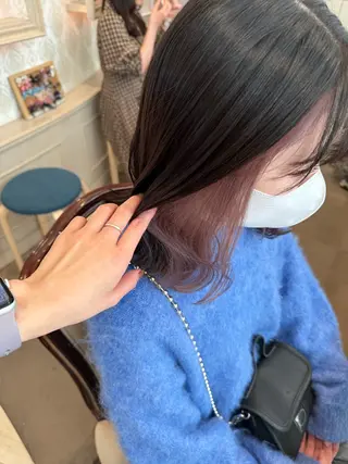 ミディアム カラー 🍪ﾖｼｲﾊﾙﾈ🍪 ﾗﾍﾞﾝﾀﾞｰｶﾗｰのヘアスタイル