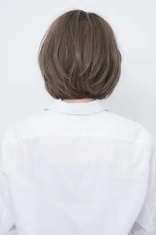 ミディアム カラー 橋口 晃典のヘアスタイル