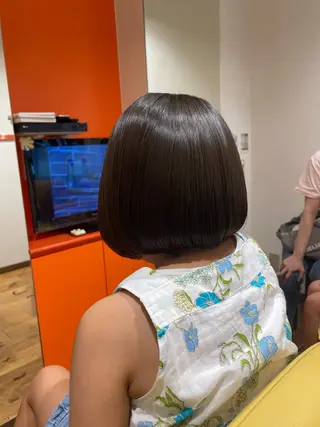 ショート キッズ 本多 美羽のヘアスタイル