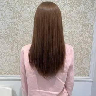 ロング カラー 暖色系カラー🍊 オオネヨシナリのヘアスタイル