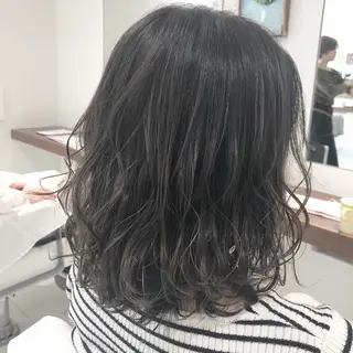 ミディアム sano sayakaのヘアスタイル