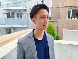 パーマ メンズ タカハシ ハヤトのヘアスタイル