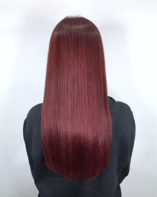 ロング カラー インナーカラー/ ストレート/奥野洸也のヘアスタイル