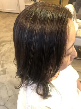 ミディアム Lumderica(ラムデリカ)所属・ラムデリカ YUKAのヘアスタイル