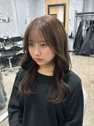 カラー La fith hair ray 札幌店所属・顔まわり/W カラー/リョウのヘアスタイル