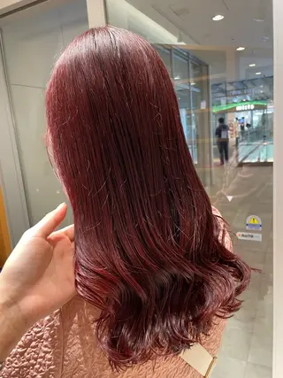 ロング ボブパーマ 井山咲良のヘアスタイル