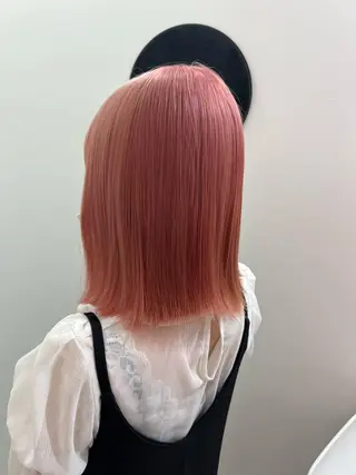 ショート カラー ヘアアレンジ 🧨ブリーチー×ボブ レイヤー💎じゅえるのヘアスタイル