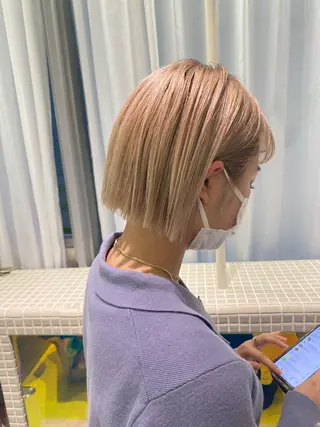 カラー qpula所属・qpula misuzuのヘアスタイル