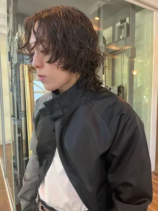 パーマ メンズ 松野 心音のヘアスタイル