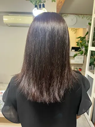 ミディアム 南 祐希のヘアスタイル