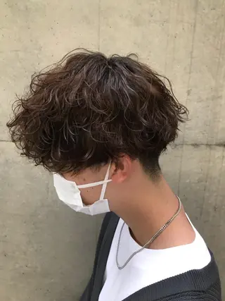 ショート パーマ メンズ konno shoのヘアスタイル