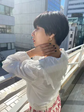 ショート ショート/ボブ専門 宮脇美奈/南船場のヘアスタイル