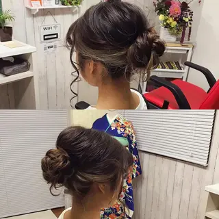 ヘアアレンジ Salon Mana✨三貴のマツエク・マツパデザイン