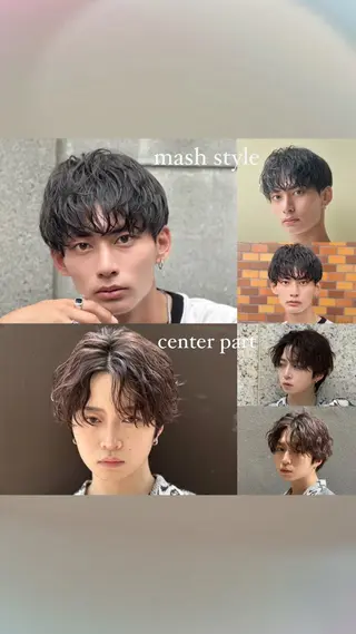 メンズ 🎖️似合わせメンズ パーマ🎖️カネキのヘアスタイル