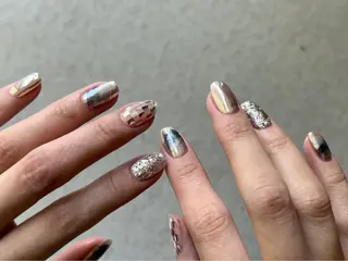 ネイル fumina 💚💛のネイルデザイン