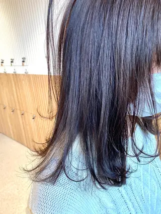 セミロング カラー 谷合 貴志のヘアスタイル