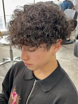 パーマ メンズ fifth天神メンズ パーマ職人/山口皓大のヘアスタイル