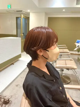 ショート カラー ヘアアレンジ メンズカット /パーマ🍀田畑玖音のヘアスタイル