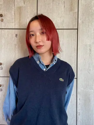 ミディアム 艶カラー/メンズ スタイル/いくののヘアスタイル