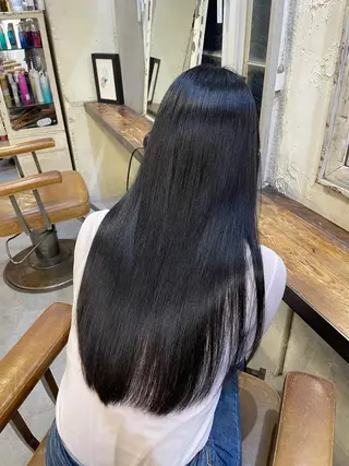 ロング MINX青山店所属・結莉/ボブ/ 縮毛矯正のヘアスタイル