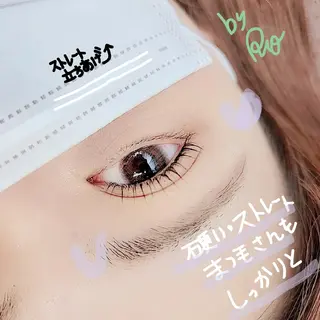 マツエク・マツパ shalm hair lounge所属・風間 莉緒のマツエク・マツパデザイン